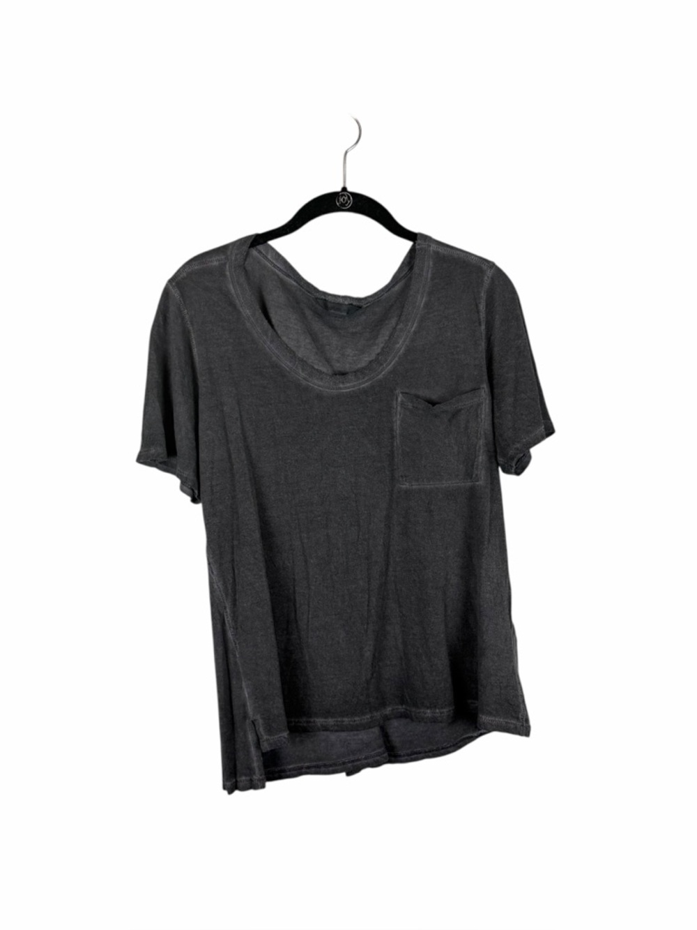Calvin Klein Gray Washed Pocket Tee Short Sleeve Relaxed Fit Size M